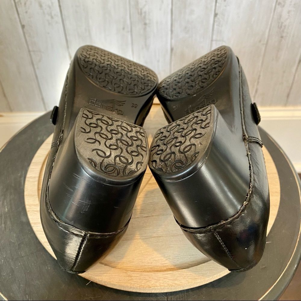Dansko Leather Buckle Strap Clogs - Picture 6 of 7